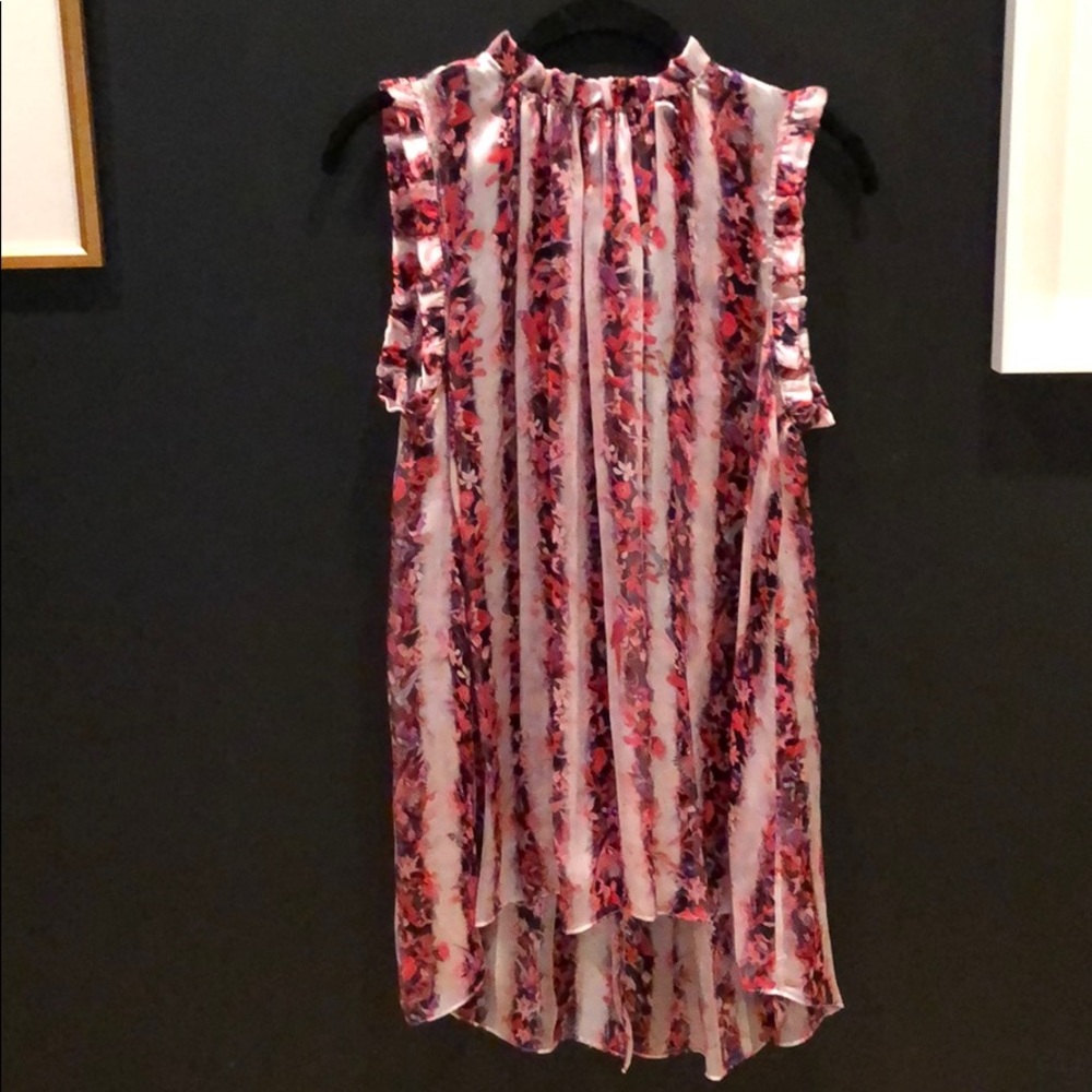 Elie Tahari Lucy Blouse in Bright Petunia